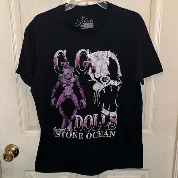 JOJO’S BIZARRE ADVENTURE Short Sleeve G.G. Dolls Stone Ocean T-shirt. Sz XL. - Picture 1 of 4